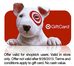 free $2 Target gift card