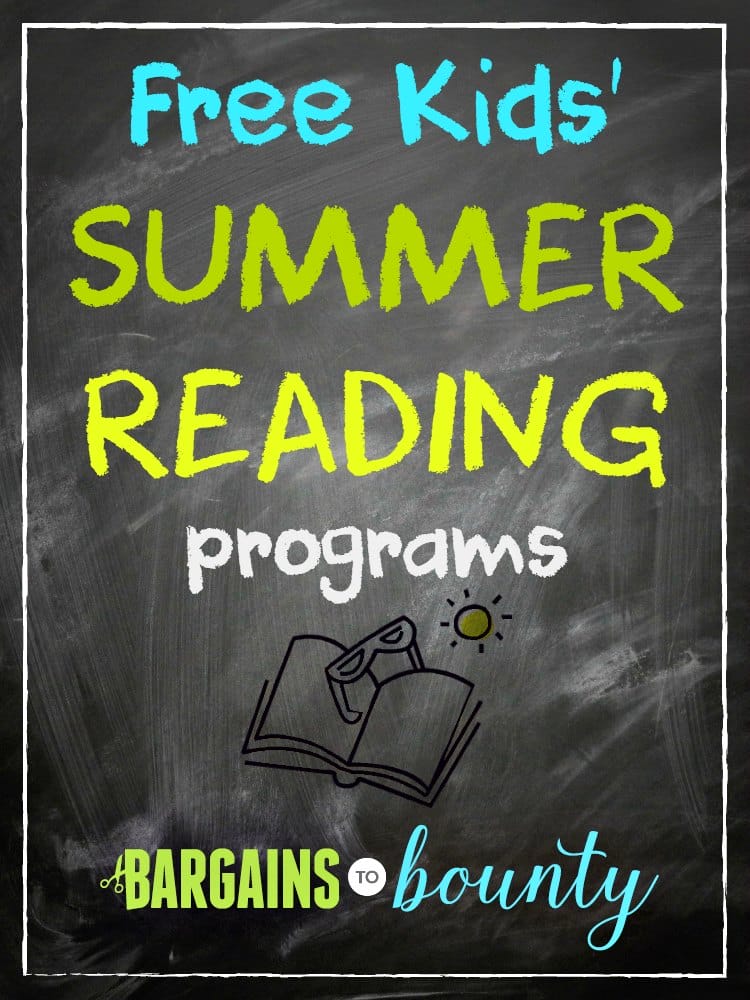 free kids summer reading programs