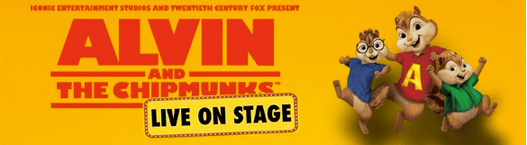 alvin & the chipmunks live on stage