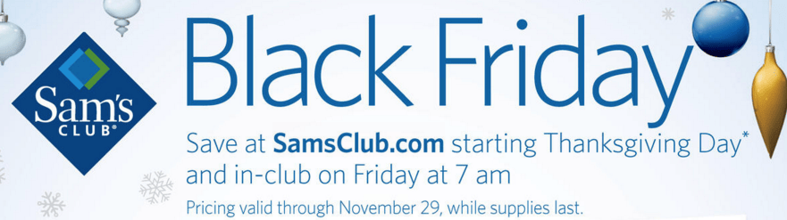 Sam's Club Black Friday Ad 2015