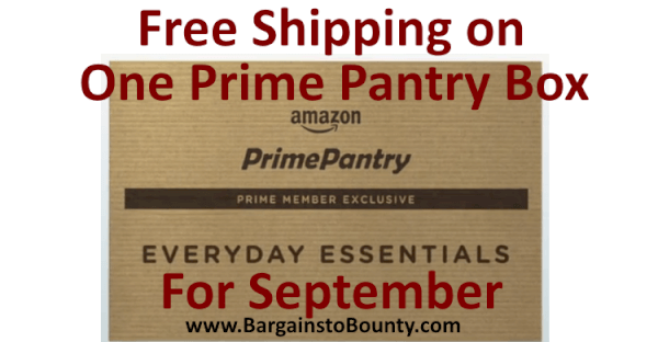1 Prime Pantry September