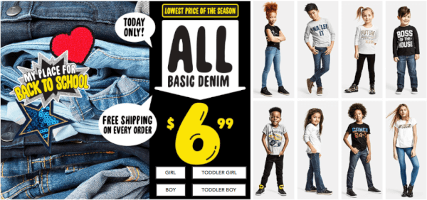 the children's place kids jeans