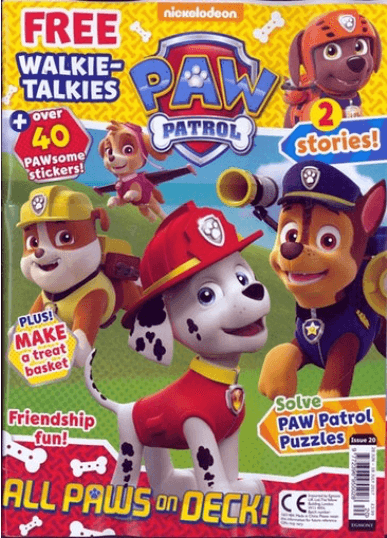 paw patrol magazine