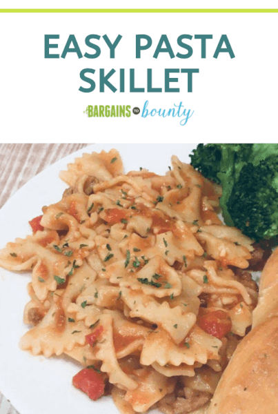 Recipe: Easy Pasta Skillet